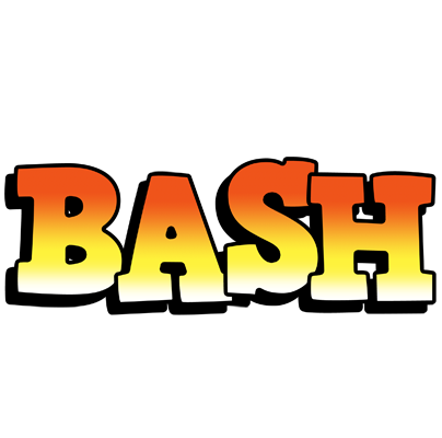 Bash sunset logo
