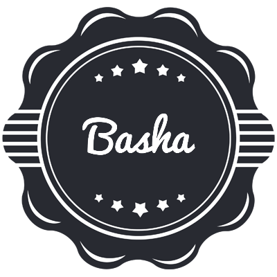 Basha badge logo