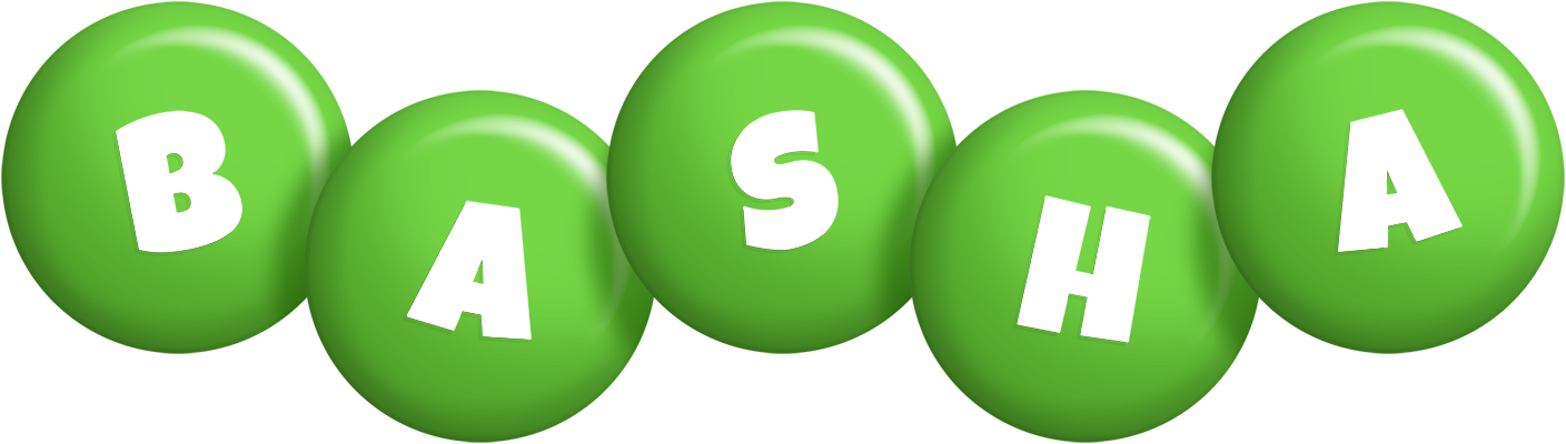 Basha candy-green logo