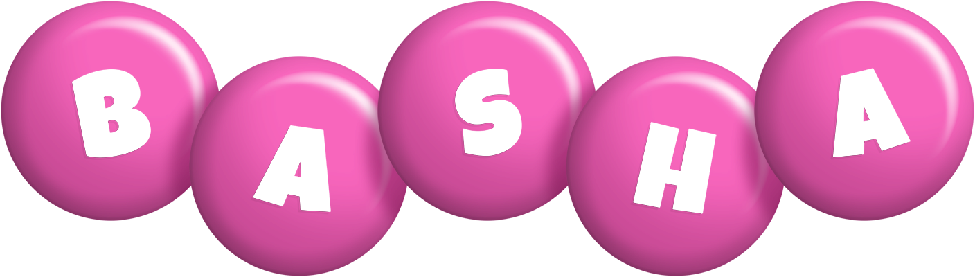 Basha candy-pink logo