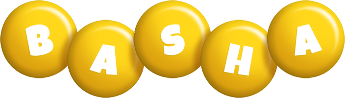 Basha candy-yellow logo