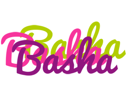 Basha flowers logo