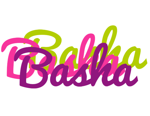 Basha flowers logo