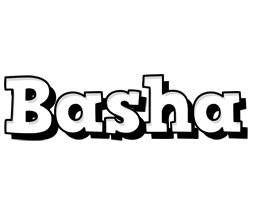 Basha snowing logo