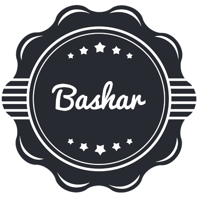Bashar badge logo