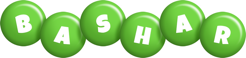 Bashar candy-green logo