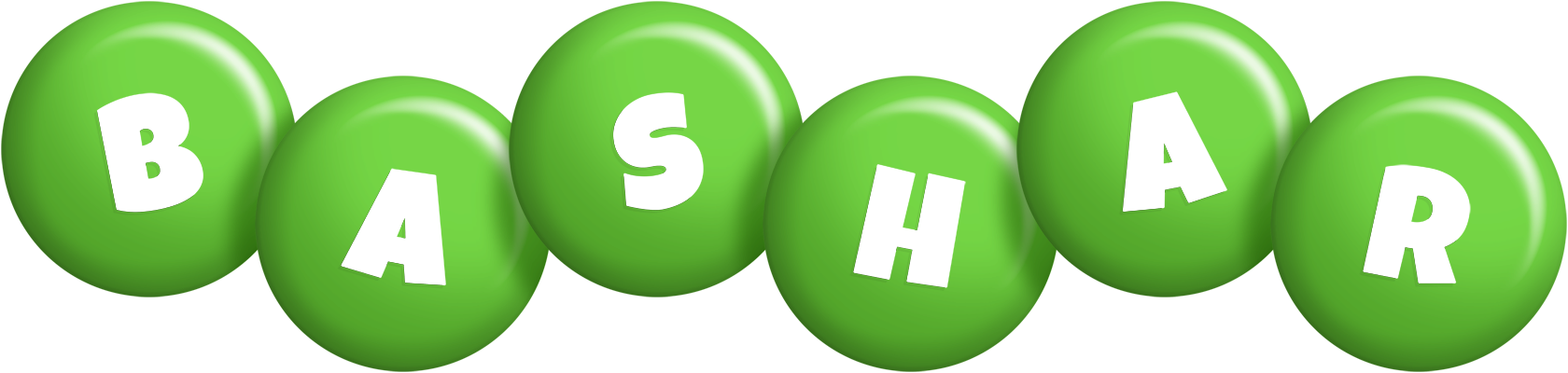 Bashar candy-green logo
