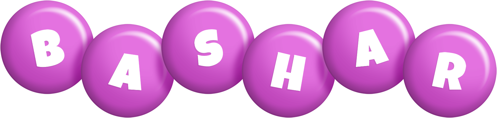 Bashar candy-purple logo