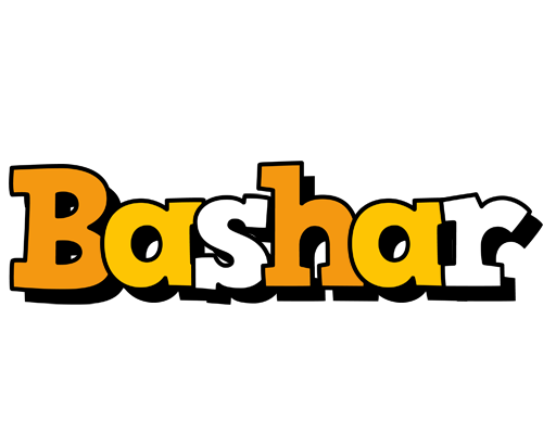 Bashar cartoon logo