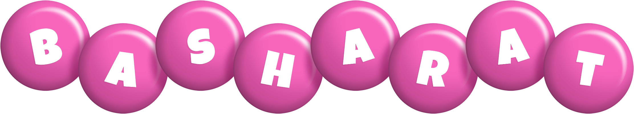 Basharat candy-pink logo