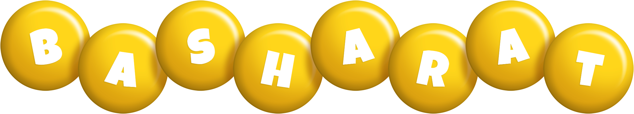 Basharat candy-yellow logo