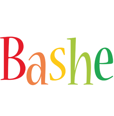 Bashe birthday logo