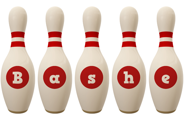 Bashe bowling-pin logo
