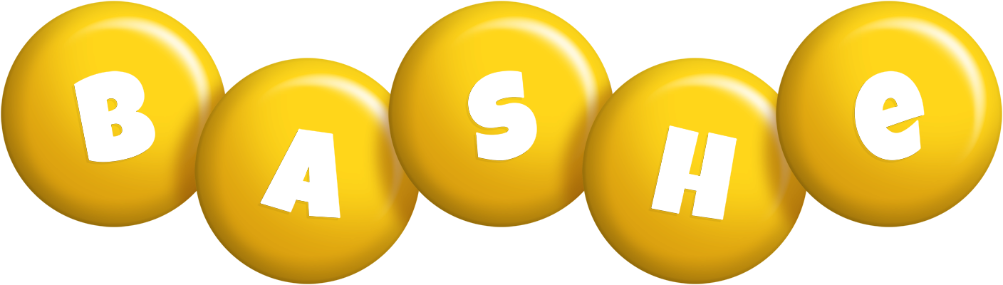 Bashe candy-yellow logo