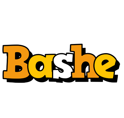 Bashe cartoon logo