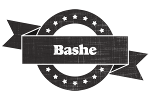 Bashe grunge logo