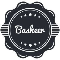 Basheer badge logo