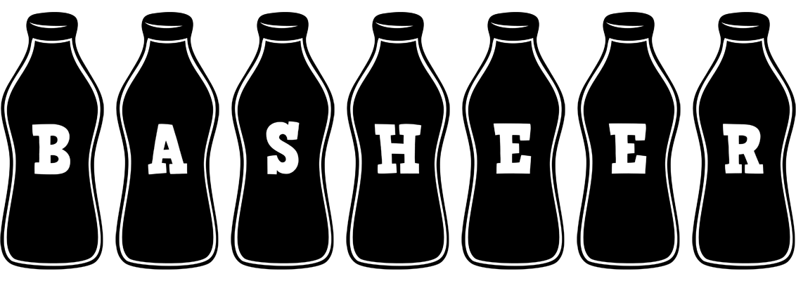 Basheer bottle logo