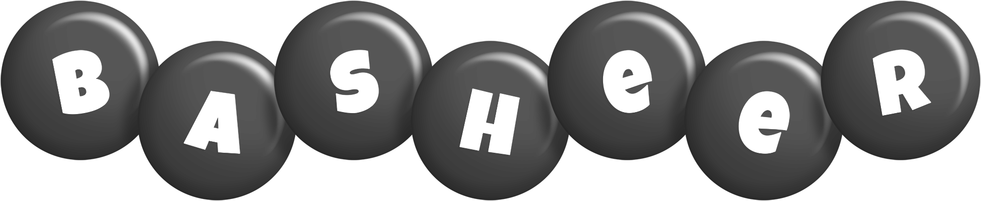 Basheer candy-black logo