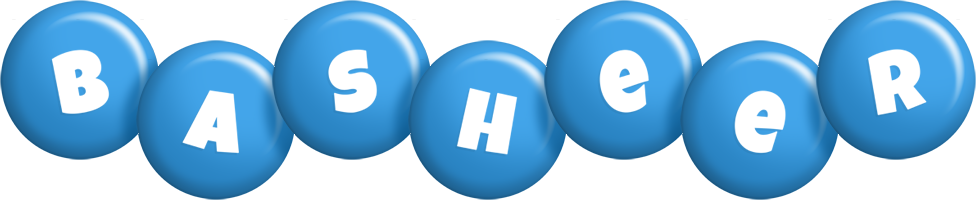 Basheer candy-blue logo