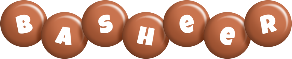 Basheer candy-brown logo