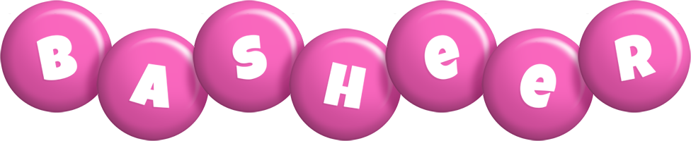 Basheer candy-pink logo