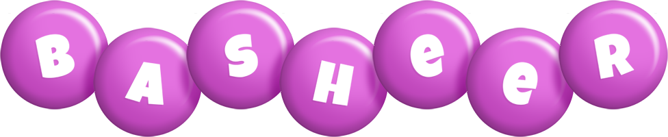Basheer candy-purple logo