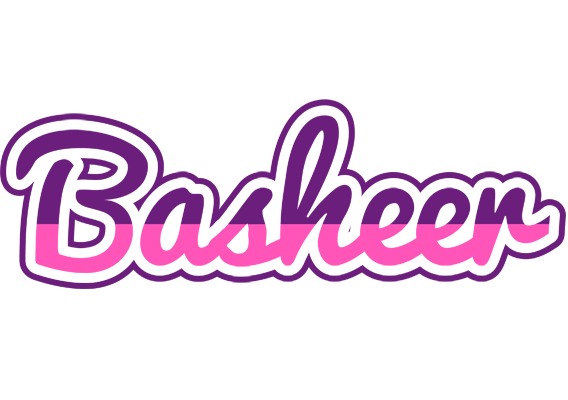 Basheer cheerful logo