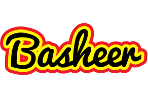 Basheer flaming logo