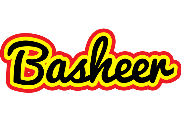 Basheer flaming logo