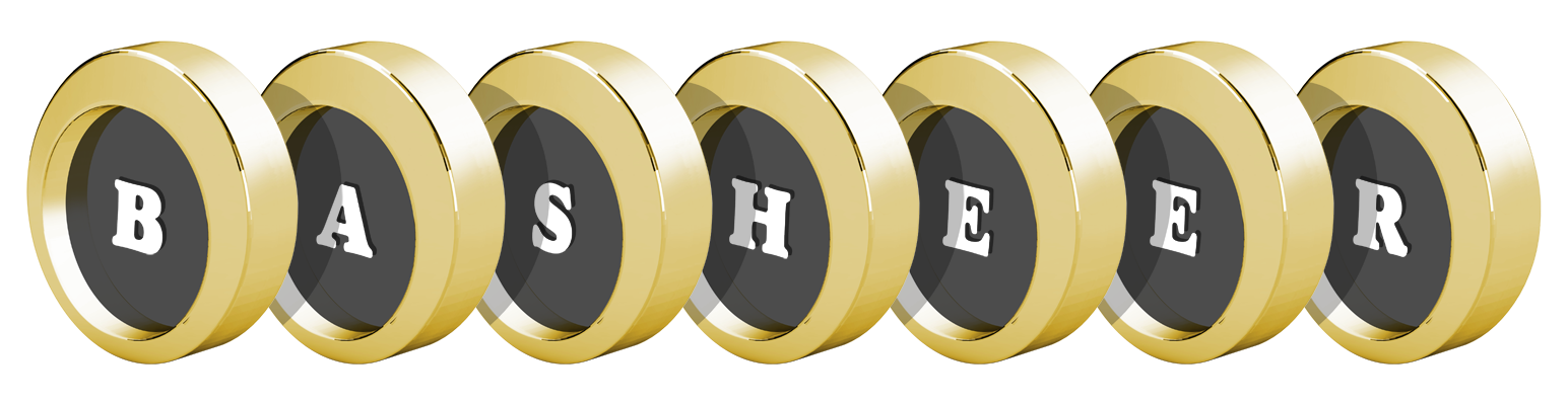 Basheer gold logo