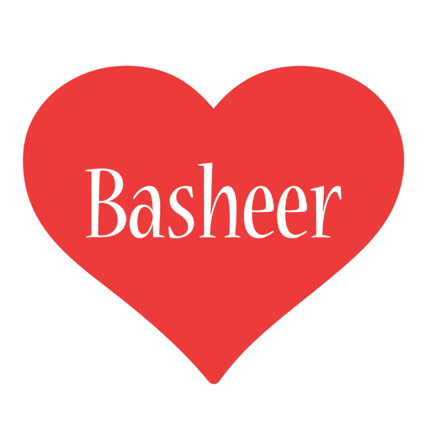 Basheer love logo