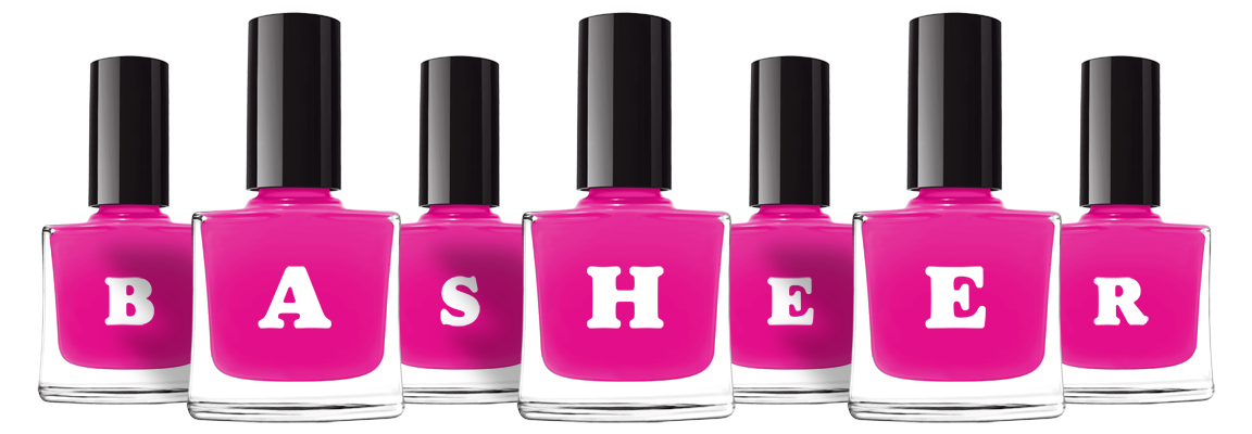 Basheer nails logo