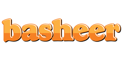 Basheer orange logo