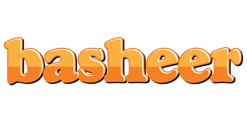 Basheer orange logo