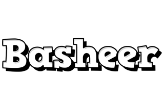 Basheer snowing logo