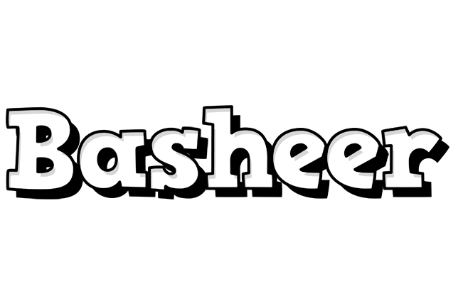 Basheer snowing logo
