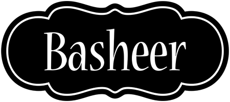 Basheer welcome logo