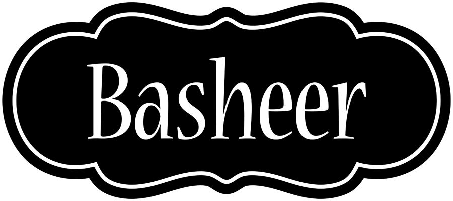 Basheer welcome logo