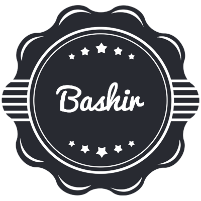 Bashir badge logo