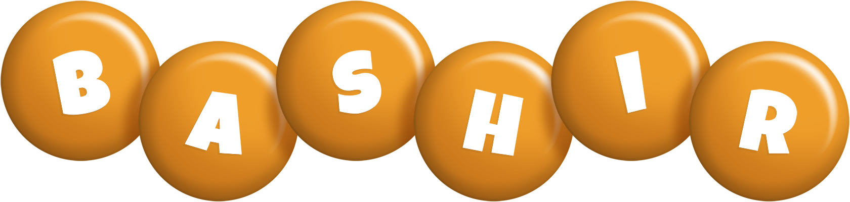 Bashir candy-orange logo