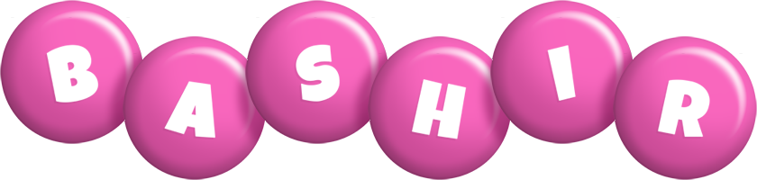 Bashir candy-pink logo