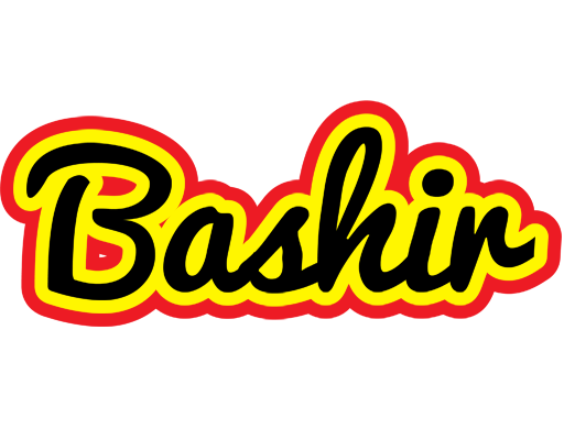 Bashir flaming logo
