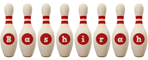 Bashirah bowling-pin logo