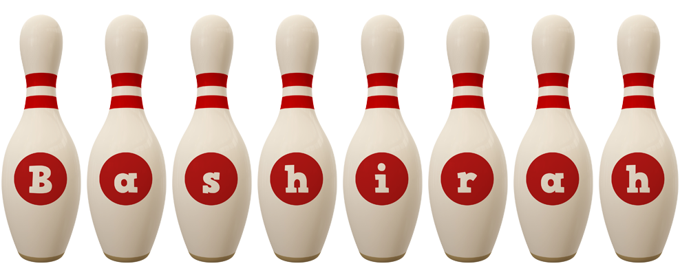 Bashirah bowling-pin logo