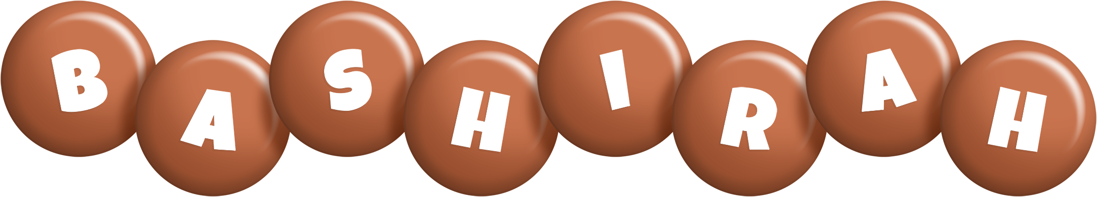 Bashirah candy-brown logo