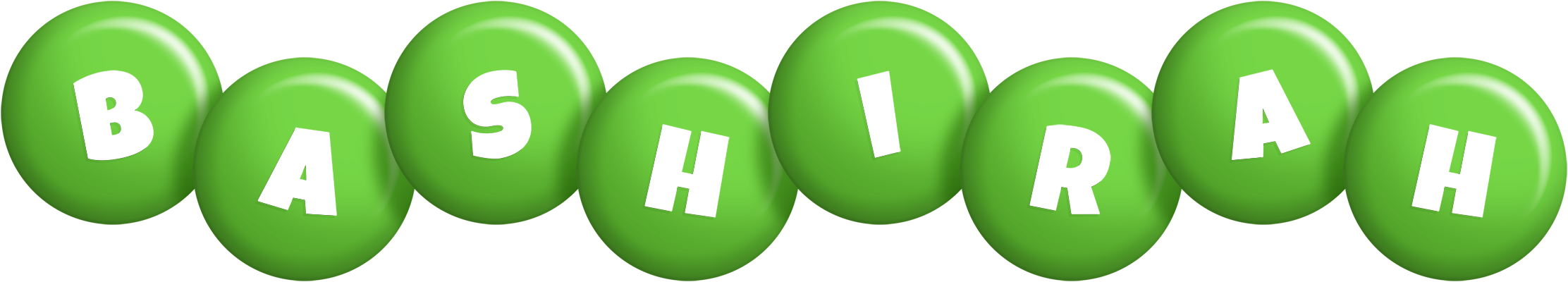 Bashirah candy-green logo