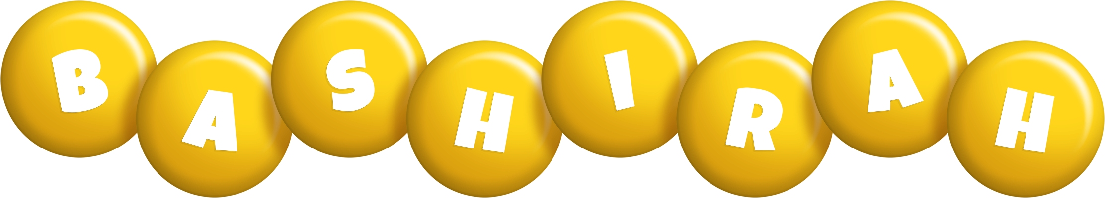 Bashirah candy-yellow logo