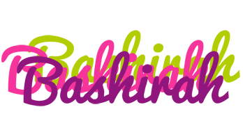 Bashirah flowers logo