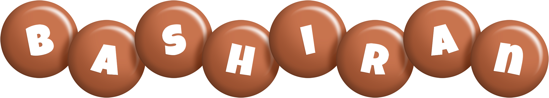 Bashiran candy-brown logo